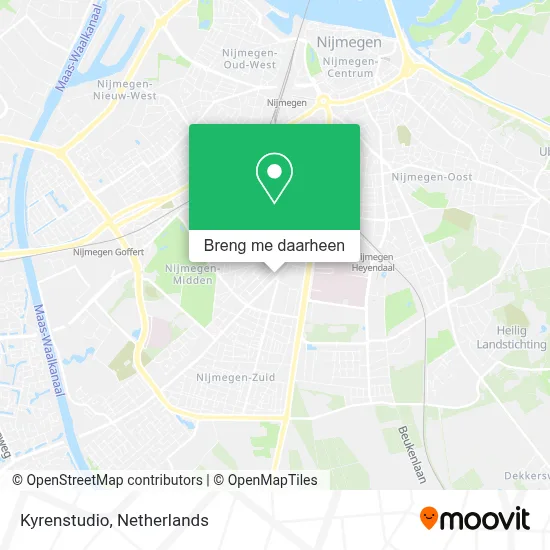 Kyrenstudio kaart