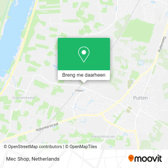 Mec Shop kaart