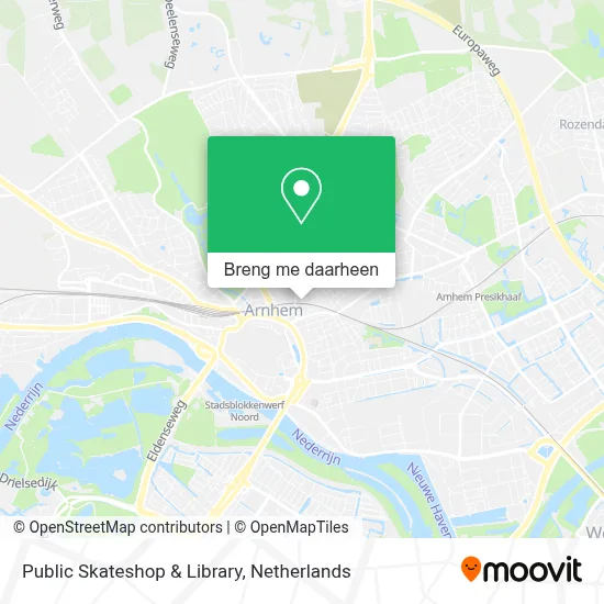 Public Skateshop & Library kaart