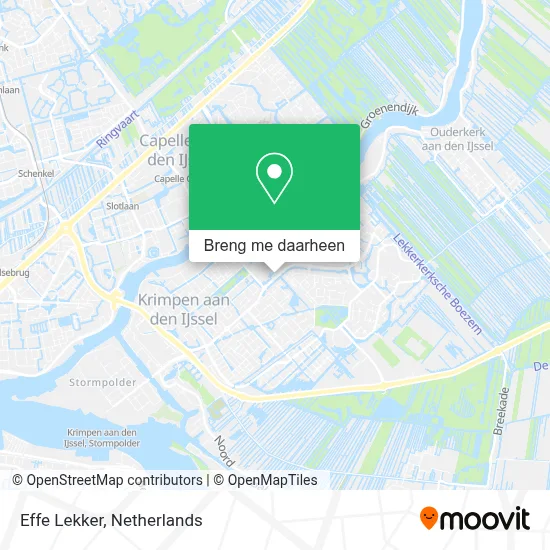 Effe Lekker kaart