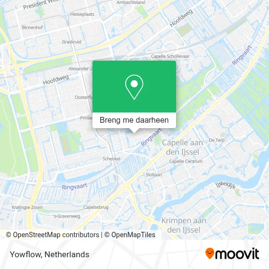 Yowflow kaart