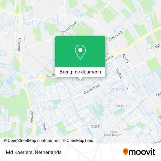 Md Koeriers kaart