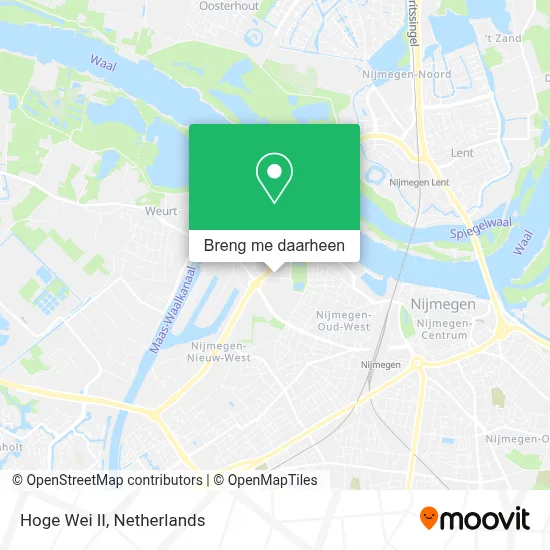 Hoge Wei II kaart