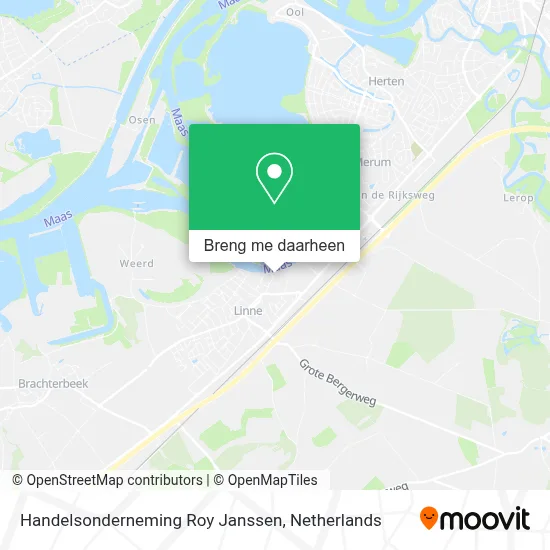 Handelsonderneming Roy Janssen kaart