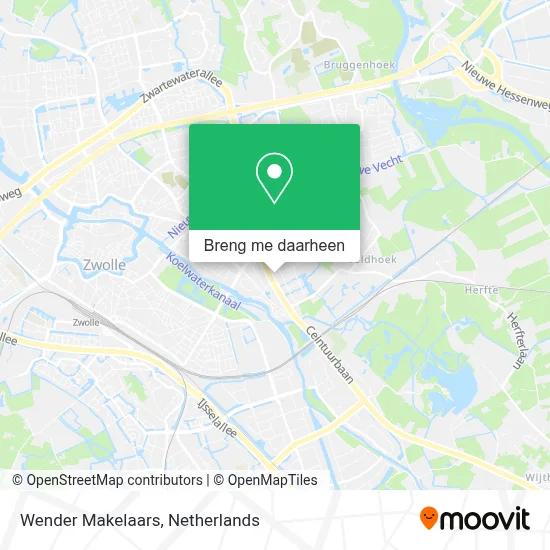 Wender Makelaars kaart