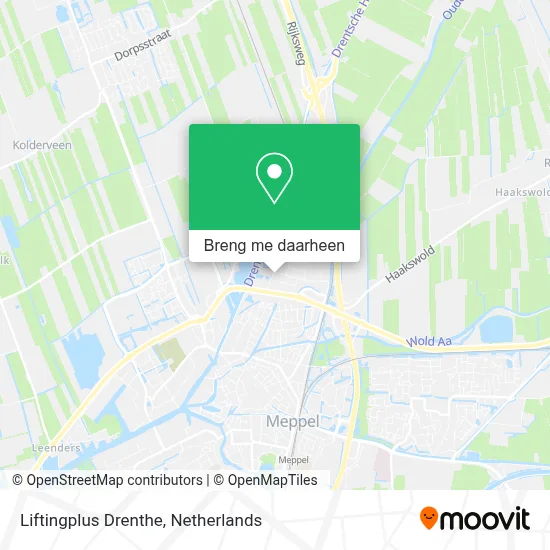 Liftingplus Drenthe kaart