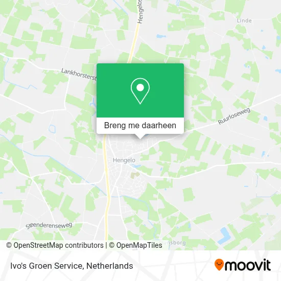 Ivo's Groen Service kaart