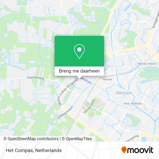 Het Compas kaart