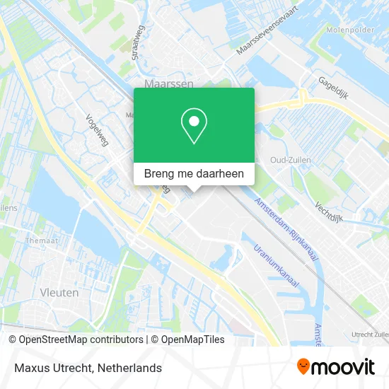Maxus Utrecht kaart
