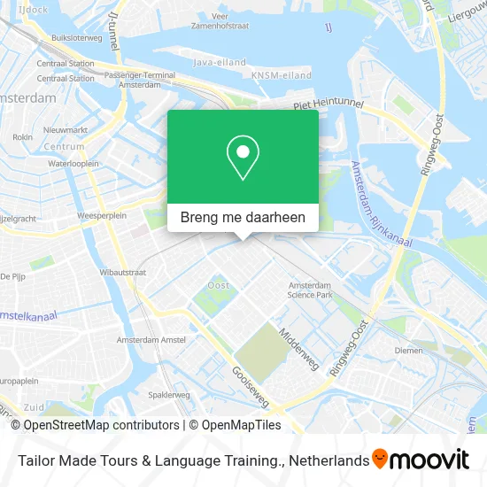 Tailor Made Tours & Language Training. kaart