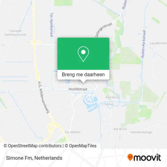 Simone Fm kaart