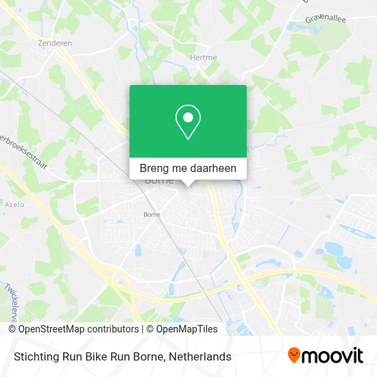 Stichting Run Bike Run Borne kaart