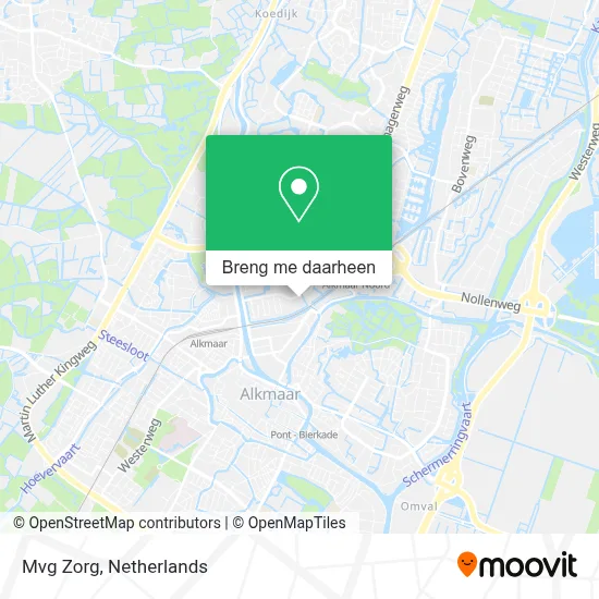 Mvg Zorg kaart