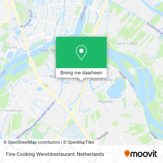Fine Cooking Wereldrestaurant kaart