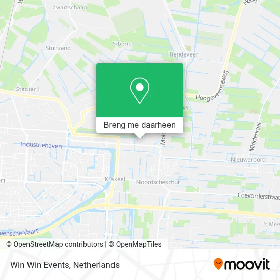 Win Win Events kaart