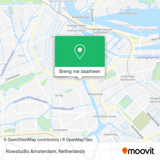 Rowstudio Amsterdam kaart