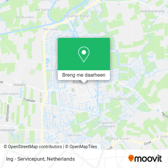 Ing - Servicepunt kaart