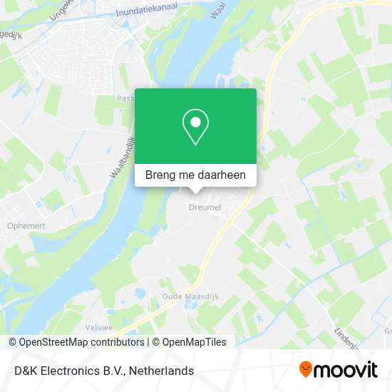 D&K Electronics B.V. kaart