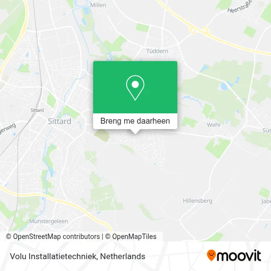 Volu Installatietechniek kaart