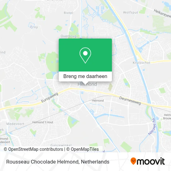 Rousseau Chocolade Helmond kaart