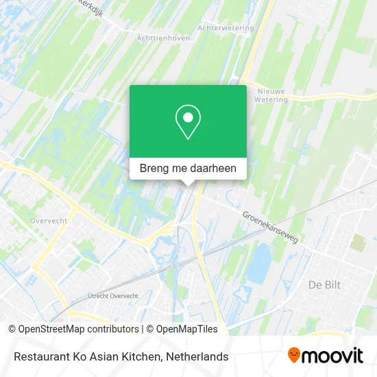 Restaurant Ko Asian Kitchen kaart