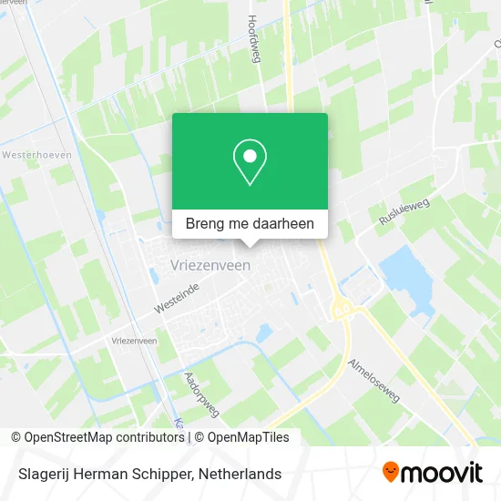 Slagerij Herman Schipper kaart