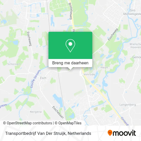 Transportbedrijf Van Der Struijk kaart