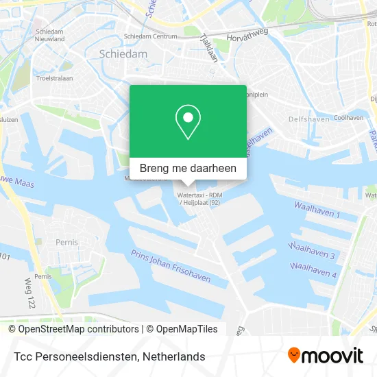 Tcc Personeelsdiensten kaart