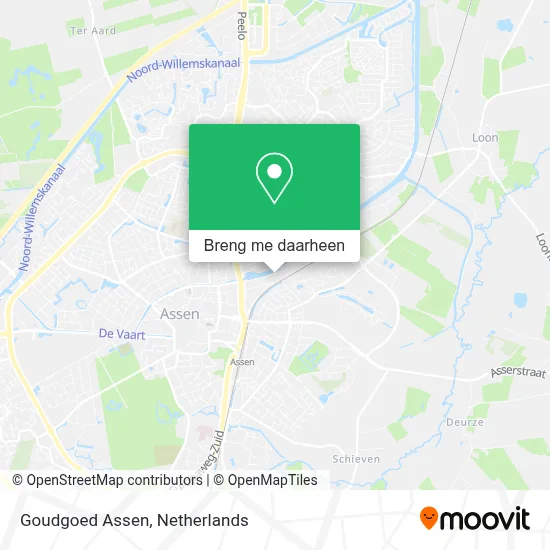 Goudgoed Assen kaart