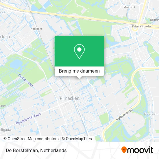 De Borstelman kaart