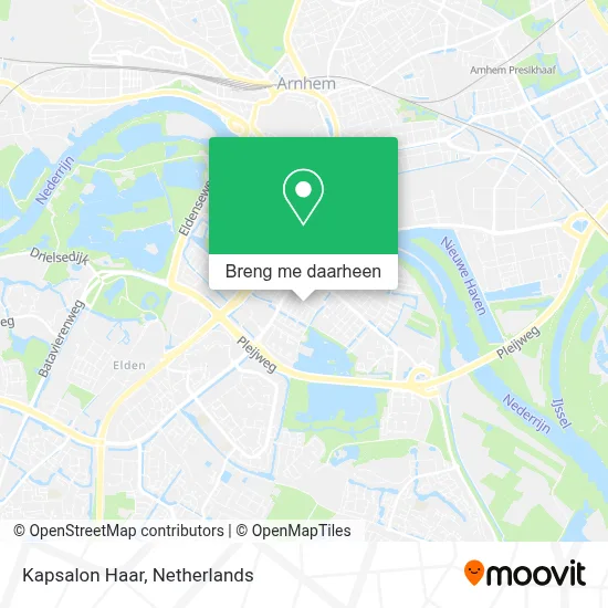Kapsalon Haar kaart