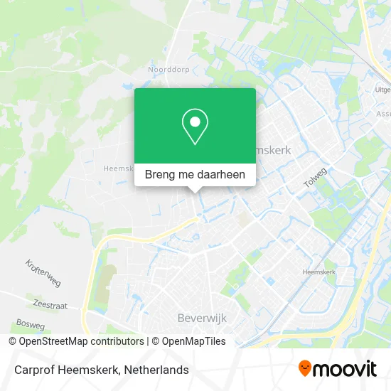 Carprof Heemskerk kaart