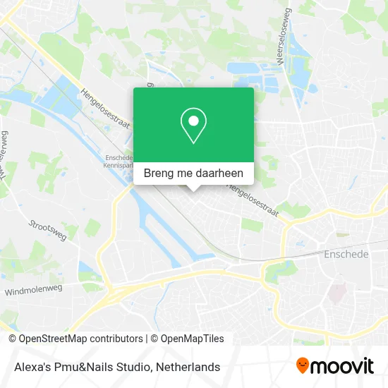 Alexa's Pmu&Nails Studio kaart