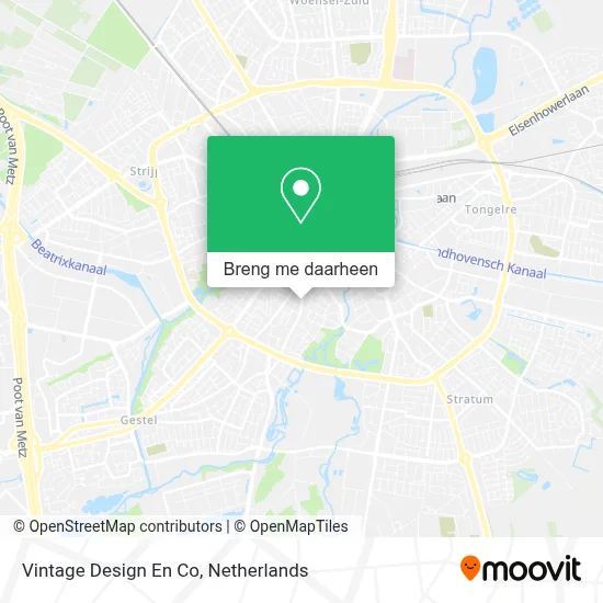 Vintage Design En Co kaart