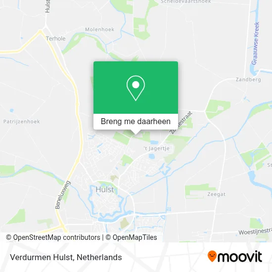 Verdurmen Hulst kaart