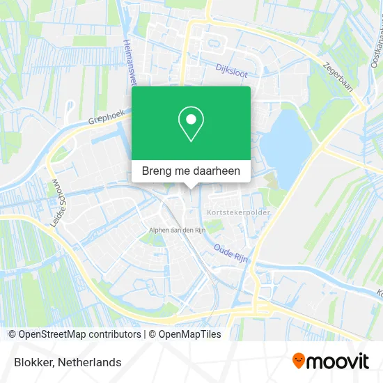 Blokker kaart