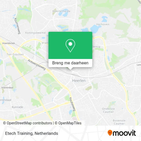 Etech Training kaart