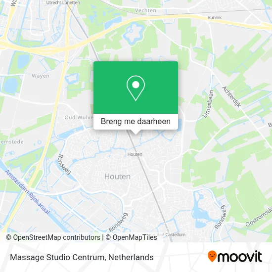 Massage Studio Centrum kaart