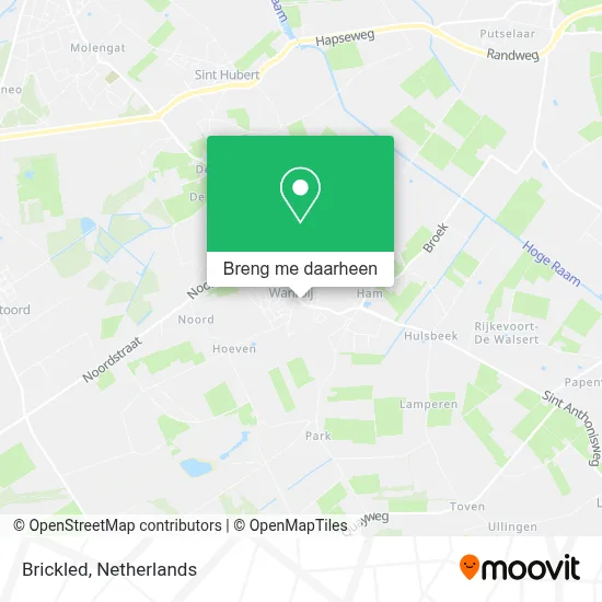 Brickled kaart