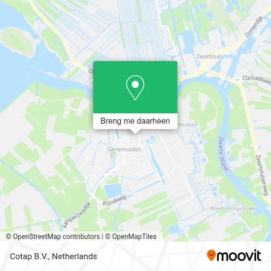 Cotap B.V. kaart