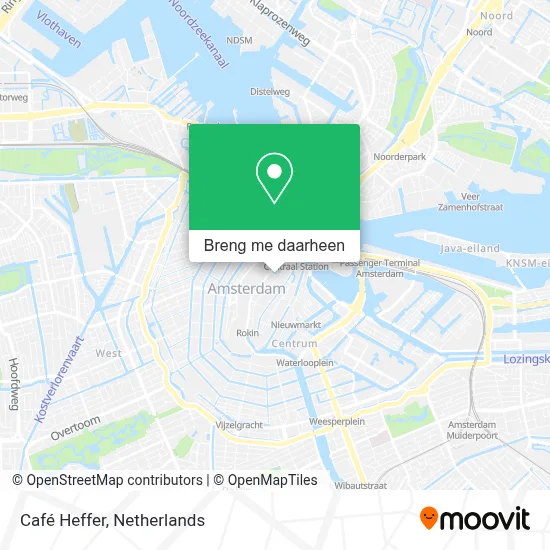 Café Heffer kaart