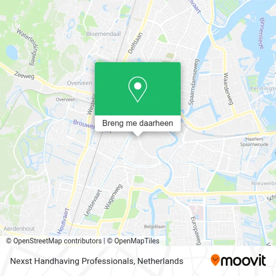 Nexst Handhaving Professionals kaart