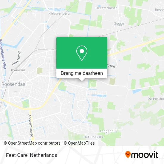 Feet-Care kaart