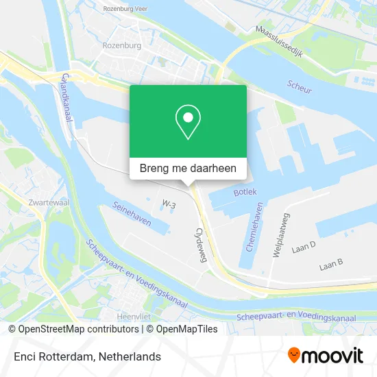 Enci Rotterdam kaart