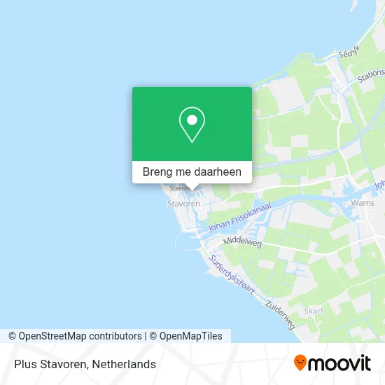 Plus Stavoren kaart