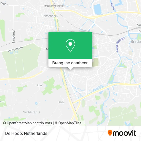 De Hoop kaart