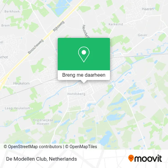 De Modellen Club kaart