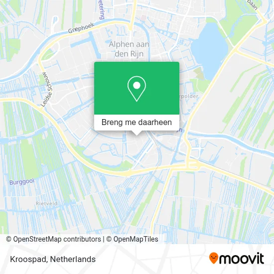 Kroospad kaart