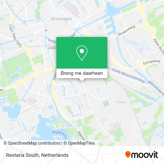 Restaria South kaart