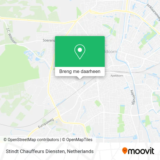 Stindt Chauffeurs Diensten kaart